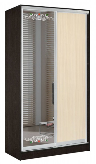 Фото Шкаф-купе Оскар 1.7 (1,2х0,6х2,3 - 2 двери) от производителя Мебель Маркет в Геленджике по цене 42 120 ₽