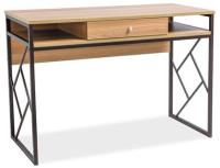 Стол компьютерный Signal Tablo B  (металл, мдф-дуб,  темно-коричневый (Signal) ) в Геленджике от производителя 