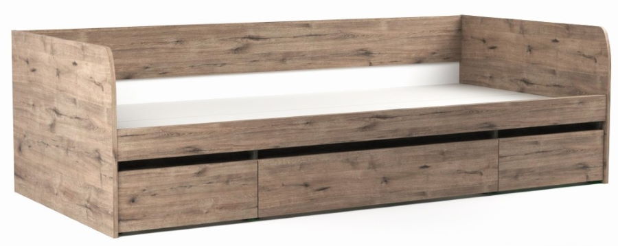 Фото Кровать односпальная Денвер (СМ 90х200) с ящиками с основанием от производителя СБК в Геленджике по цене 25&nbsp;200 ₽