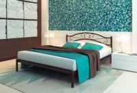 Фото metallicheskie-krovati кровать двуспальная надежда (см 160х190) ламели производитель Милсон