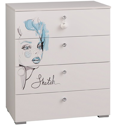 Фото Комод Гламур  от производителя Мебельсон в Геленджике по цене 22 440 ₽