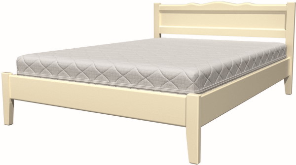 Фото Кровать двуспальная Карина-7 (СМ 140х200) без основания с универсальными царгами от производителя Браво-мебель в Геленджике по цене 14 520 ₽