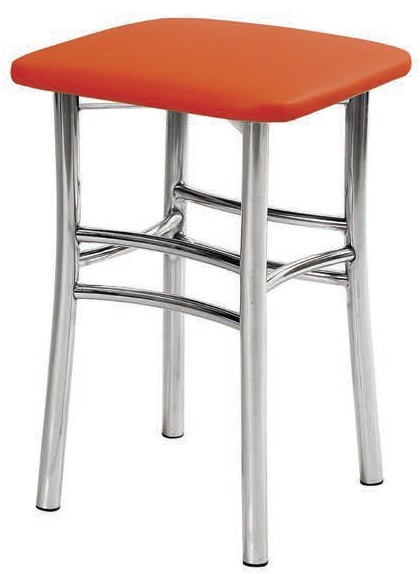 Фото Табурет Квадрат хром от производителя Мир стульев в Геленджике по цене 2 020 ₽