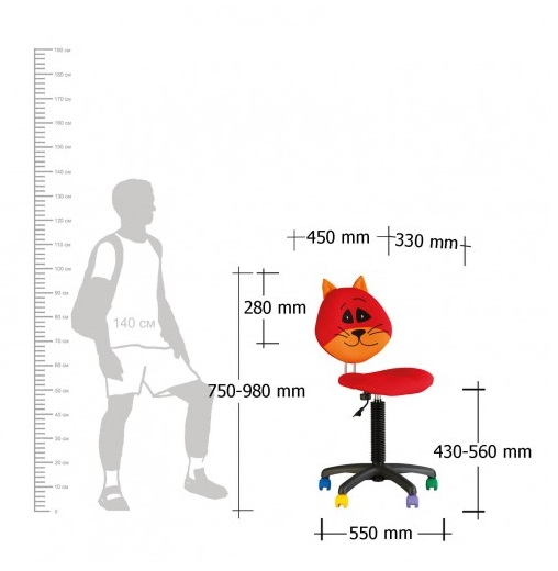 Фото Кресло компьютерное Кэт (Cat) GTS от производителя Новый стиль в Геленджике по цене 6 390 ₽
