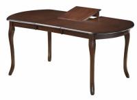 Стол обеденный Аликанте (Alicante AL-T4EXЗ) (№4 массив дерева, мдф шпон-темный орех,  темный орех (ТМК) ) в Геленджике от производителя 