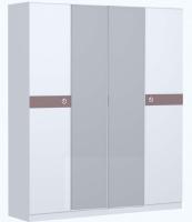 Шкаф для одежды Саманта СМ11А (дуб седан, дуб седан-кремовый,(Заречье)) в Геленджике от производителя 