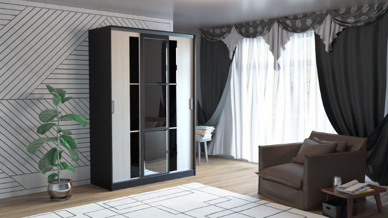 Фото Шкаф-купе ПШ-3.2 (3 двери) от производителя Росток в Геленджике по цене 32&nbsp;390 ₽