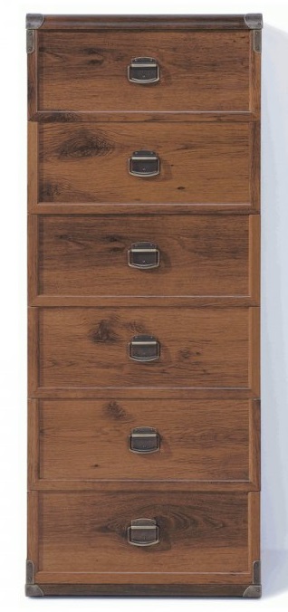 Фото Комод Индиана JKOM6S от производителя Black Red White (БРВ) в Геленджике по цене 21 560 ₽