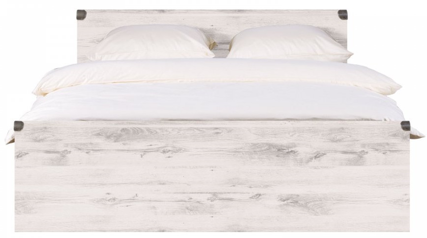 Фото Кровать двуспальная Индиана JLOZ (СМ 160х200) без основания от производителя Black Red White (БРВ) в Геленджике по цене 17&nbsp;850 ₽