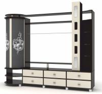 Мини-стенка ТВ Палермо в интернет магазине Планета Комфорта Фото gostinaya-palermo мини-стенка тв палермо производитель Браво-мебель