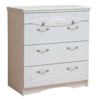 Комод Ольга-10  (белый-жемчужный ясень (Фант-мебель) ) в Геленджике от производителя 