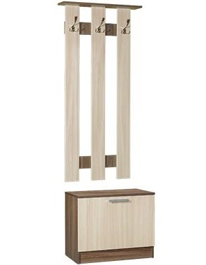 Фото Вешалка с тумбой малая Машенька от производителя Мебель Маркет в Геленджике по цене 5 530 ₽