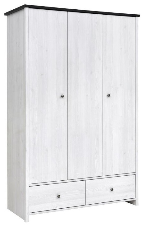 Фото Шкаф Порто SZF3D2S (129) трехдверный от производителя Black Red White (БРВ) в Геленджике по цене 30 340 ₽