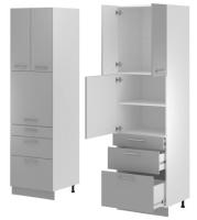 Кухня Монс пенал ПСВ-63 (белый, графит,(Леко)) в Геленджике от производителя 