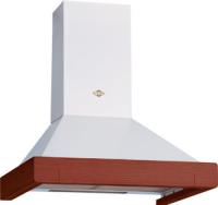 Вытяжка купольная Stevia 160 (600х500хh680(970)) (Материал Металл/Дерево , Цвет Белый/Вишня) в Геленджике от производителя 