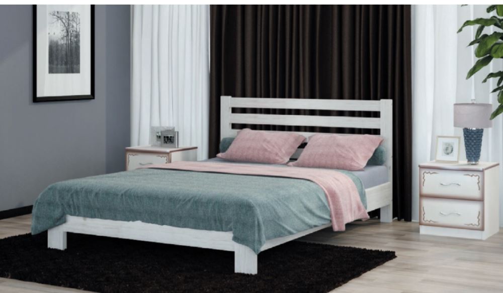 Фото Кровать односпальная Вероника (СМ 90х200) без основания с универсальными царгами от производителя Браво-мебель в Геленджике по цене 13 070 ₽