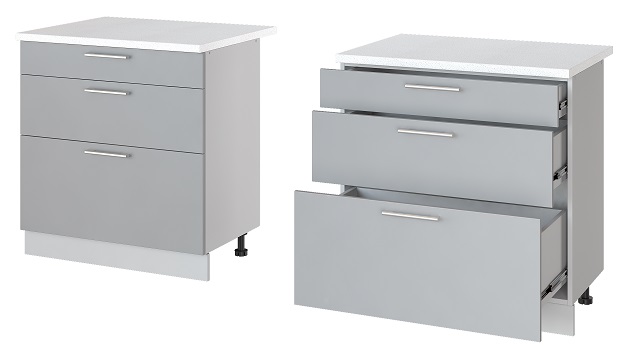 Фото Кухня Бронкс стол-рабочий Н-83 от производителя Леко в Геленджике по цене 9&nbsp;630 ₽