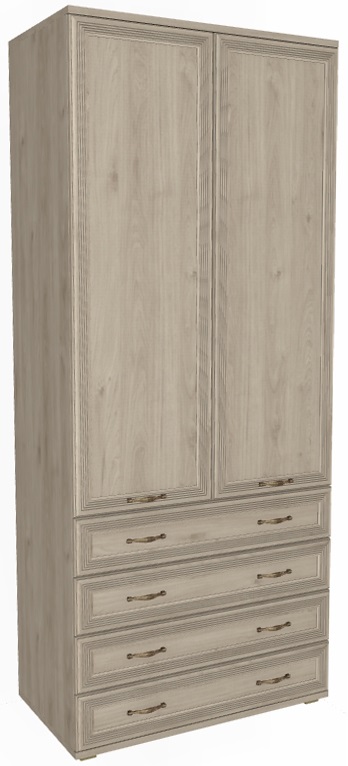 Фото Шкаф Карина ШК-1006 (90) двухдверный от производителя Лером в Геленджике по цене 41&nbsp;620 ₽