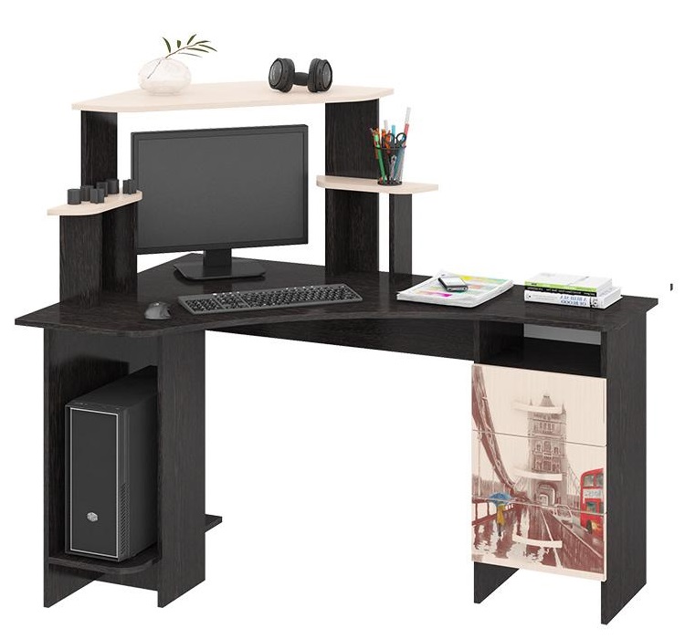 Фото Стол компьютерный Бумеранг-3Н(М) (Л) от производителя ТриЯ в Геленджике по цене 15 410 ₽