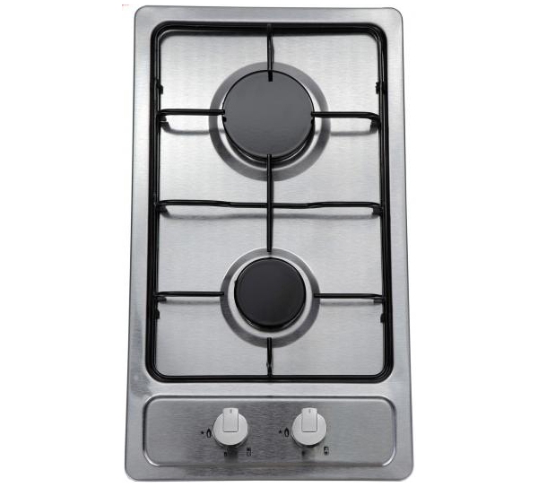 Фото Варочная поверхность газовая 2-х конф. VENTOLUX HG320 EES INOX 2 (600х520хh43) от производителя  в Геленджике по цене 9 050 ₽