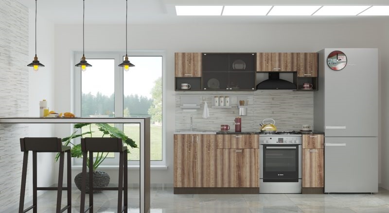 Фото Кухня Зара (2,1) от производителя Интерьер-центр в Геленджике по цене 12 600 ₽