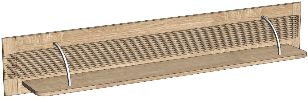 Фото Полка навесная Магнолия ГМ-11 от производителя СБК в Геленджике по цене 2 950 ₽