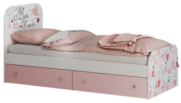 Фото Кровать детская Малибу КР-10 Light (СМ 80х186) с ящиками от производителя БТС  в Геленджике по цене 12 740 ₽