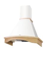 Вытяжка купольная Gretta (M) 60 (600х535хh895(1125)) (Материал Металл/Дерево , Цвет Бежевый/Неокрашено) в Геленджике от производителя 