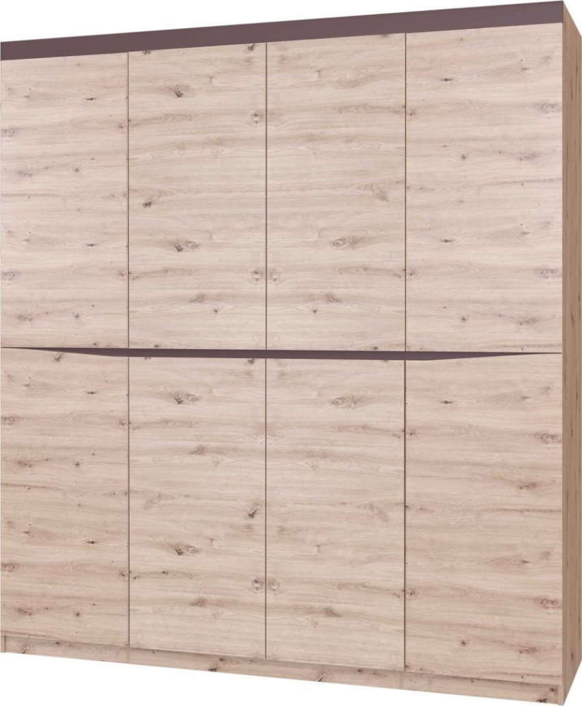 Фото Шкаф Тиана ШР-4 (200) без зеркал четырехдверный от производителя Браво-мебель в Геленджике по цене 36 680 ₽