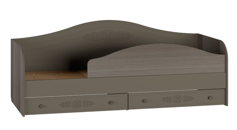 Фото Кровать односпальная Ассоль плюс АС-10 (СМ 80х200) комплектуется настилом от производителя Компасс в Геленджике по цене 27&nbsp;800 ₽