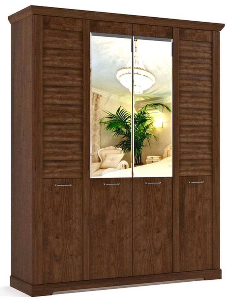 Фото Шкаф Кантри (186) четырехдверный от производителя СБК в Геленджике по цене 36&nbsp;180 ₽