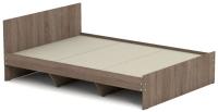 Кровать двуспальная К-14 (СМ 160х200) комплектуется настилом ( 160х200 , ЛДСП , венге , без подъемного мех. , без ящиков , без матраса (Ромис) ) в Геленджике от производителя 