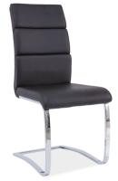 Стул Signal H456 ( Обивка стула:экокожа , хром, черный (Signal) ) в Геленджике от производителя в интернет магазине Планета Комфорта Стул Signal H456 ( Обивка стула:экокожа , хром, черный (Signal) ) в Геленджике от производителя