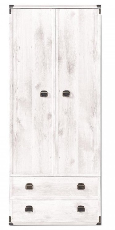 Фото Шкаф Индиана JSZFN2D2S (80) двухдверный (с полками) от производителя Black Red White (БРВ) в Геленджике по цене 28&nbsp;400 ₽