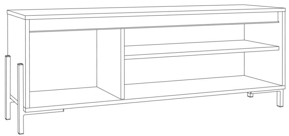 Фото Тумба под ТВ Квадро 13.275 от производителя Моби в Геленджике по цене 9 310 ₽