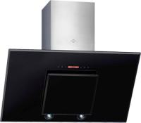 Вытяжка наклонная Abelia 190 (900х400хh857(1332)) (Материал Металл/Стекло , Цвет Металлик/Черный) в Геленджике от производителя 