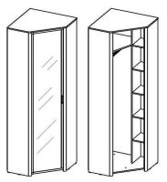 Фото raspashnoy-shkaf шкаф камелия п-(360)-06-з (72) угловой производитель Сантан