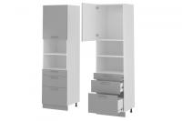 Кухня Бронкс пенал П-63 (белый, бетон,(Леко)) в Геленджике от производителя 