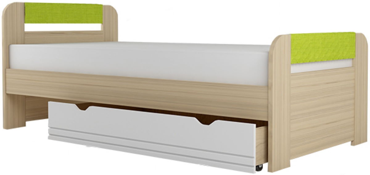 Фото Кровать односпальная Стиль 900.3 (СМ 90х200) с основанием  от производителя Аквилон в Геленджике по цене 19&nbsp;840 ₽