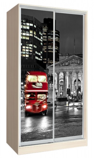 Фото Шкаф-купе Оскар 1 (1,2х0,6х2,3 - 2 двери) от производителя Мебель Маркет в Геленджике по цене 45 720 ₽