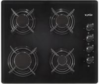 Варочная поверхность газовая 4-х конф. VENTOLUX HG640 - A1 GEE (580х500хh30)  (Материал корпуса Закалёное стекло , Цвет Черный) в Геленджике от производителя 