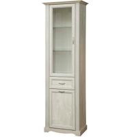 Шкаф-витрина 32.06 Сохо (бетон пайн белый-бетон пайн патина (Олмеко) ) в Геленджике от производителя 