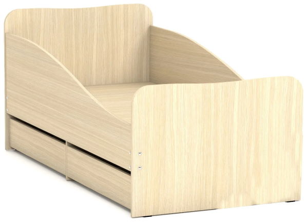 Фото Кровать односпальная детская К-15 (СМ 80х160) комплектуется настилом от производителя Ромис в Геленджике по цене 11 720 ₽