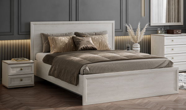 Фото Кровать двуспальная Александрия КР-101 (СМ 180х200) без основания от производителя SV-мебель в Геленджике по цене 27 440 ₽