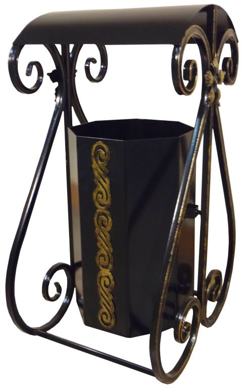 Фото Урна для мусора Ажур (320х430хh620) от производителя Металл-Конструкция в Геленджике по цене 4 760 ₽