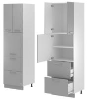 Кухня Монс пенал ПСВ-62 (белый, графит,(Леко)) в Геленджике от производителя 