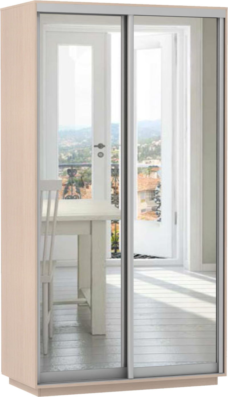 Фото Шкаф-купе Экспресс Дуо Экспенс (1,6х0,6х2,2 - 2 двери) от производителя Мебельная компания Е1 в Геленджике по цене 34 170 ₽