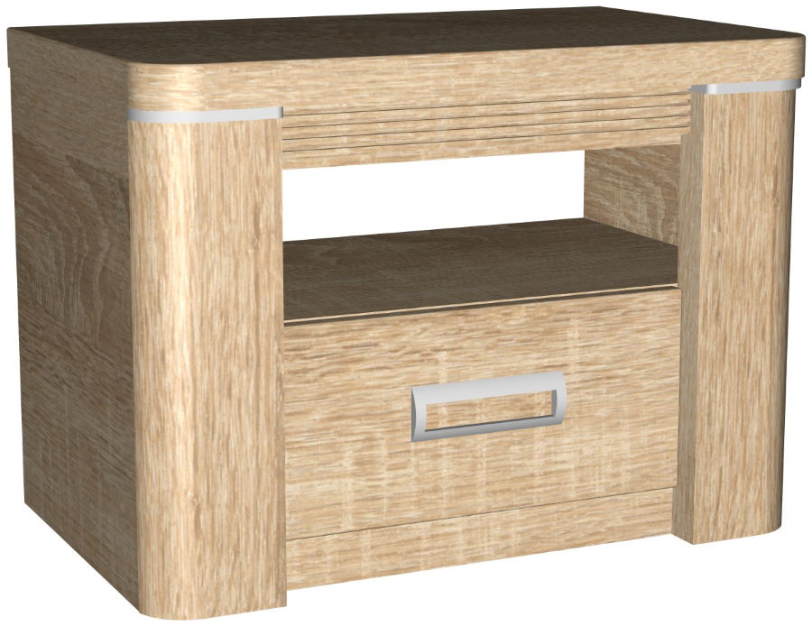 Фото Тумба прикроватная Магнолия от производителя СБК в Геленджике по цене 5 490 ₽