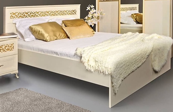 Фото Кровать двуспальная Ливадия Л8э без мягкого элемента (СМ 160х200) без основания от производителя Заречье в Геленджике по цене 10 600 ₽