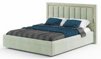 Кровать двуспальная Vanessa (СМ 160х200) без основания в интернет магазине Планета Комфорта Фото krovati-s-myagkoy-spinkoy кровать двуспальная vanessa (см 160х200) без основания производитель Корона